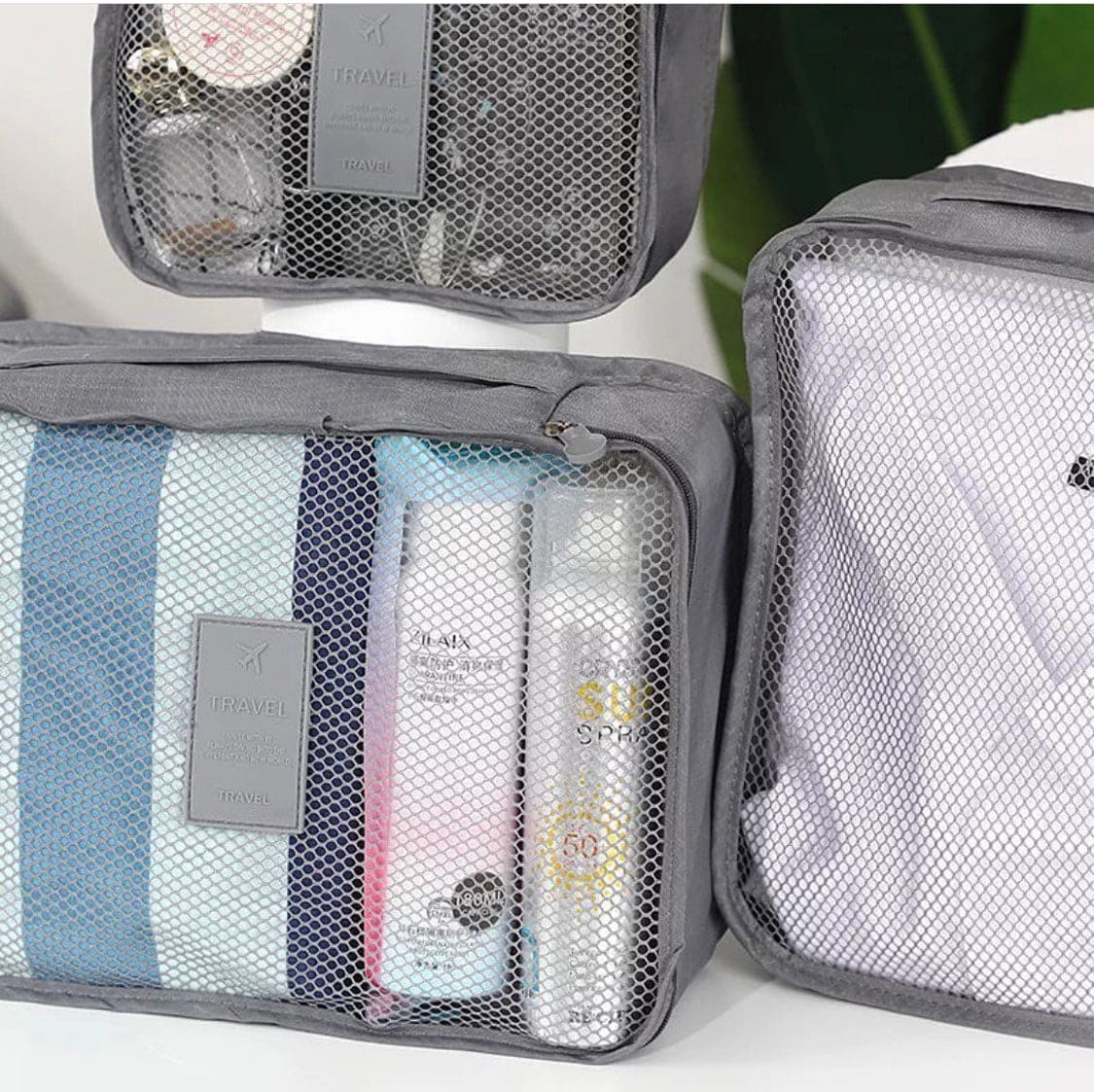 6 Pcs Travel Storage Bag, Clothes Tidy Organizer, Wardrobe Suitcase Pouch Travel Organizer, Shoe Packing Cube Bag, Secret Pouch Bag 6 Pcs Travel Storage Bag, Clothes Tidy Organizer, Wardrobe Suitcase Pouch Travel Organizer, Shoe Packing Cube Bag, Secret Pouch Bag